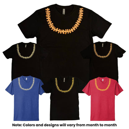 Puakenikeni Lei T-Shirt Club (Bi-Monthly Subscription)