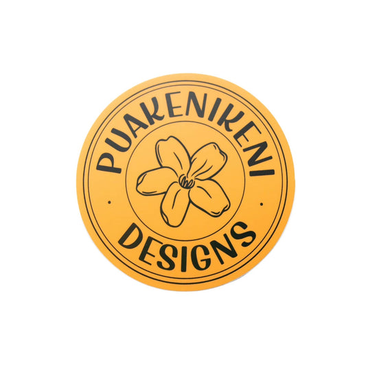 Puakenikeni Designs Logo Promotional Sticker