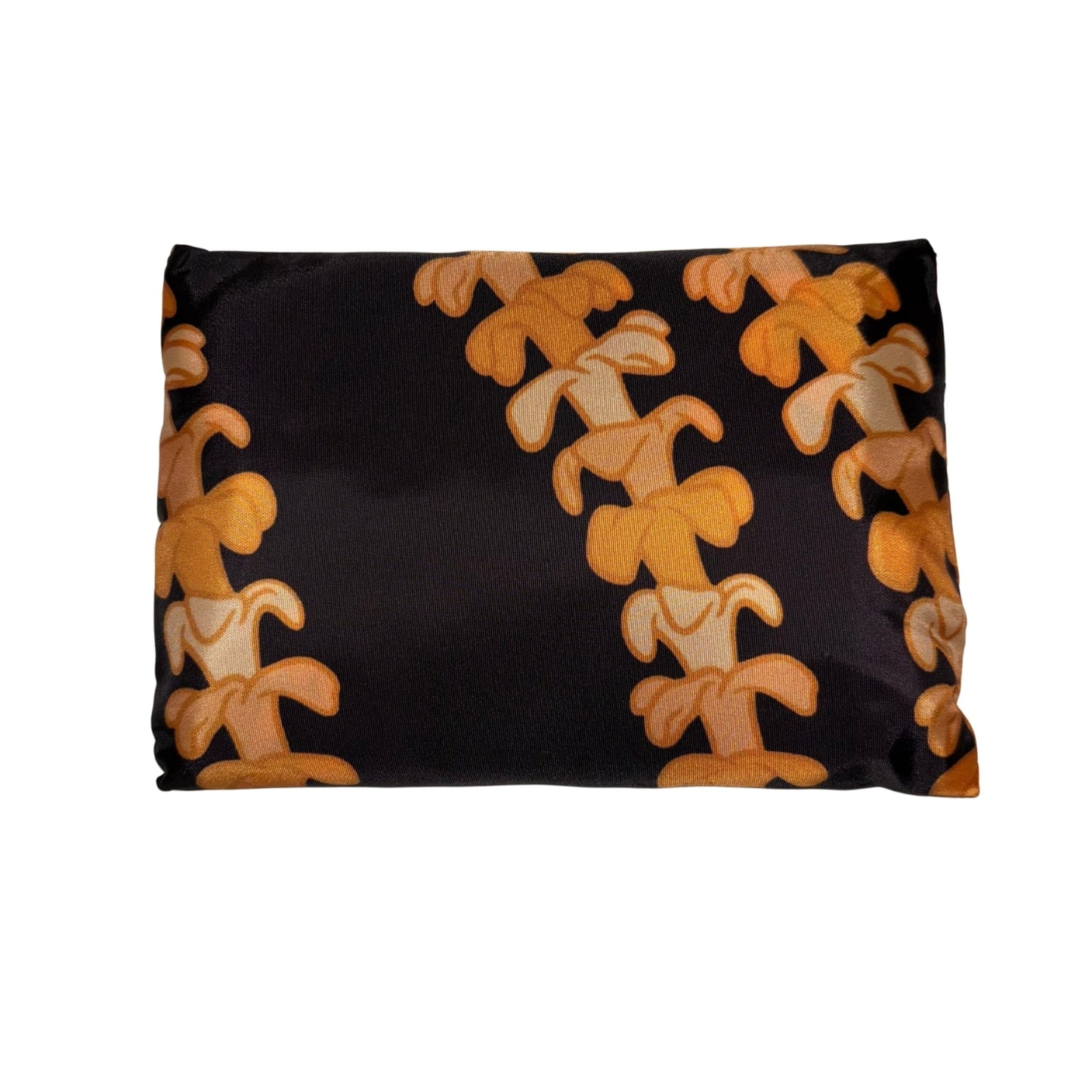 puakenikeni lei large foldable reusable shopping bag - kaulua black - from Puakenikeni Designs